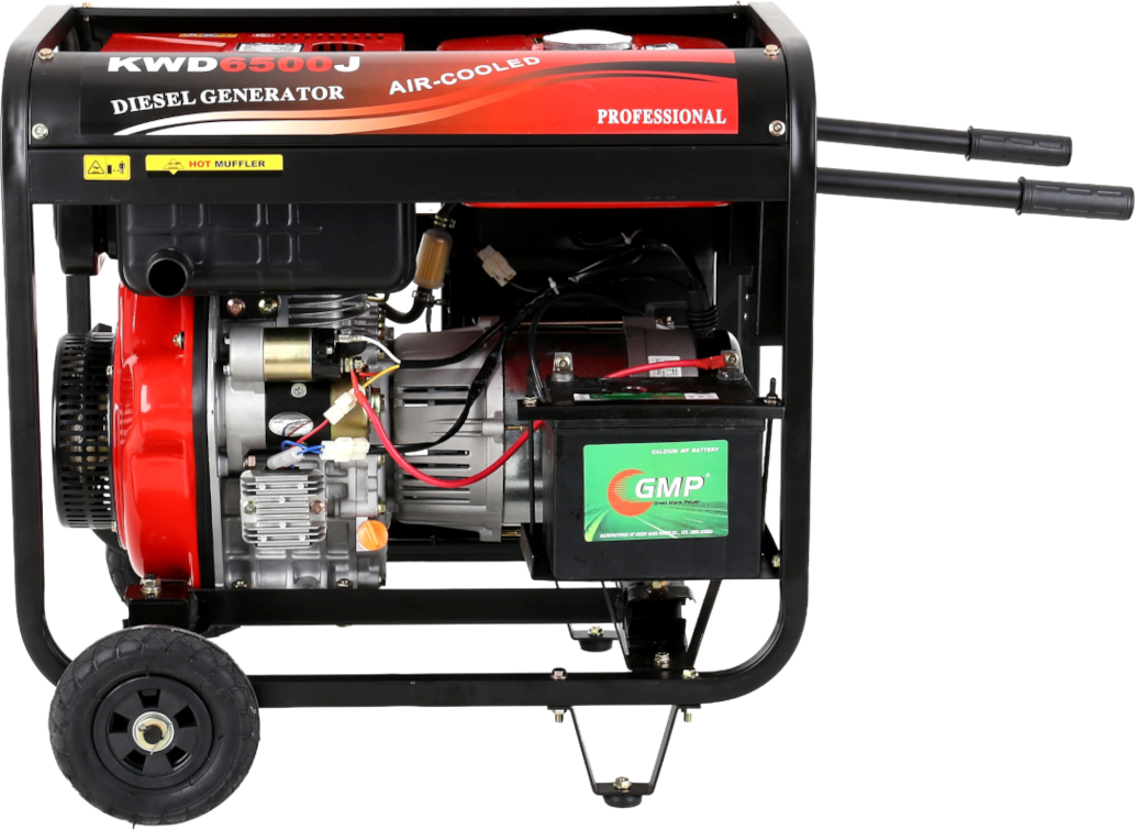 Generaator Diesel 6500 W 12/230 V KD122