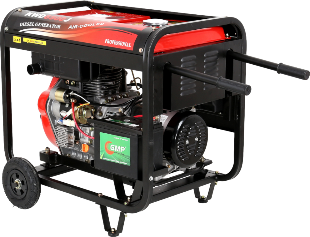 Generaator Diesel 6500 W 12/230 V KD122