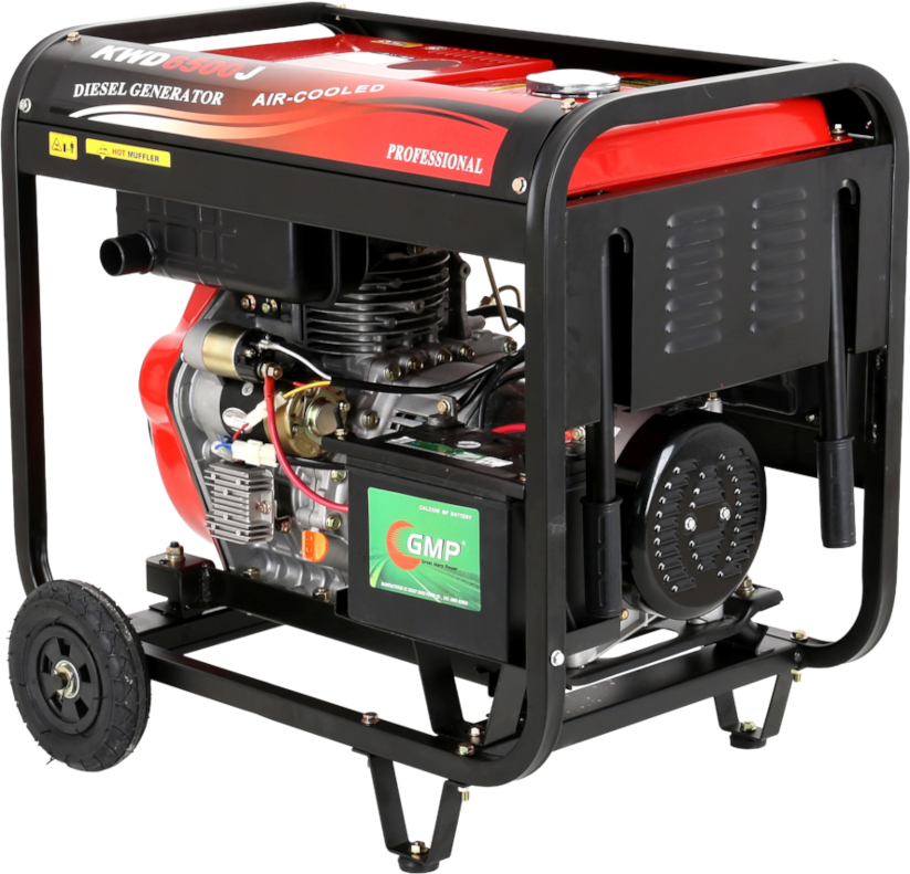 Generaator Diesel 6500 W 12/230 V KD122