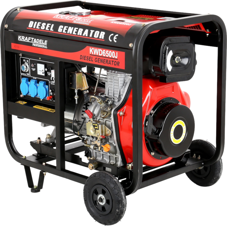 Generaator Diesel 6500 W 12/230 V KD122