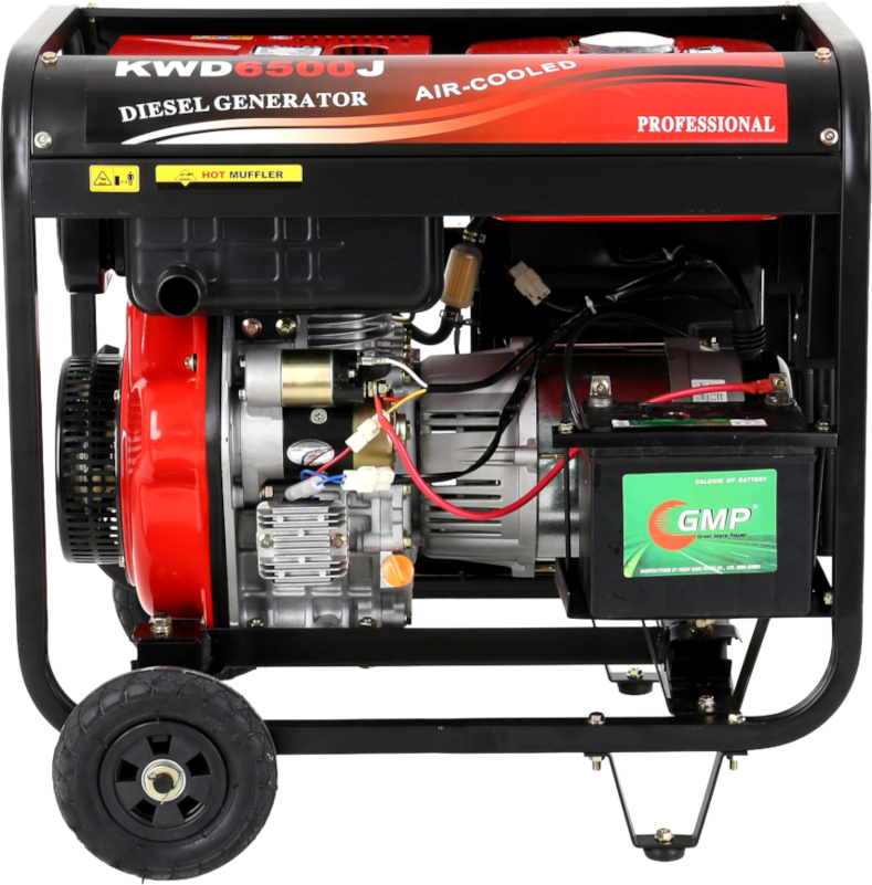 Generaator Diesel 6500 W 12/230 V KD122