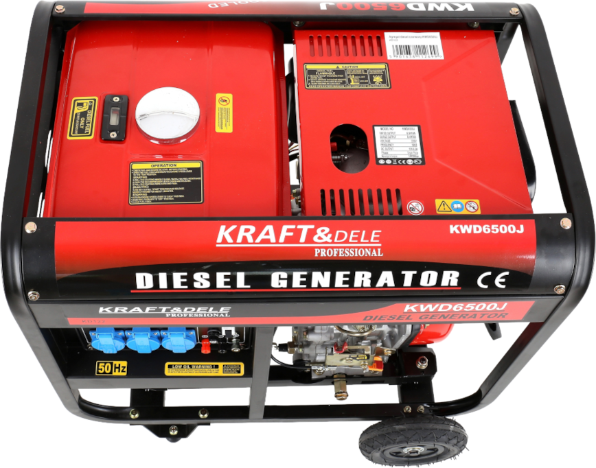 Generaator Diesel 6500 W 12/230 V KD122