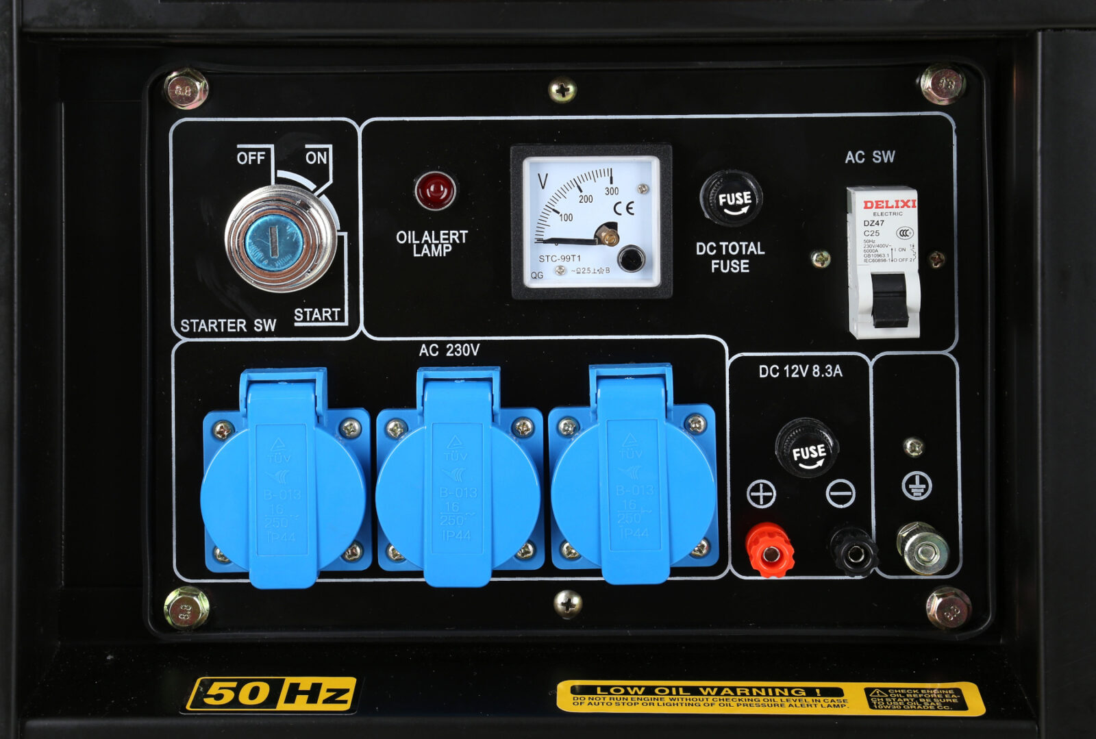 Generaator Diesel 6500 W 12/230 V KD122