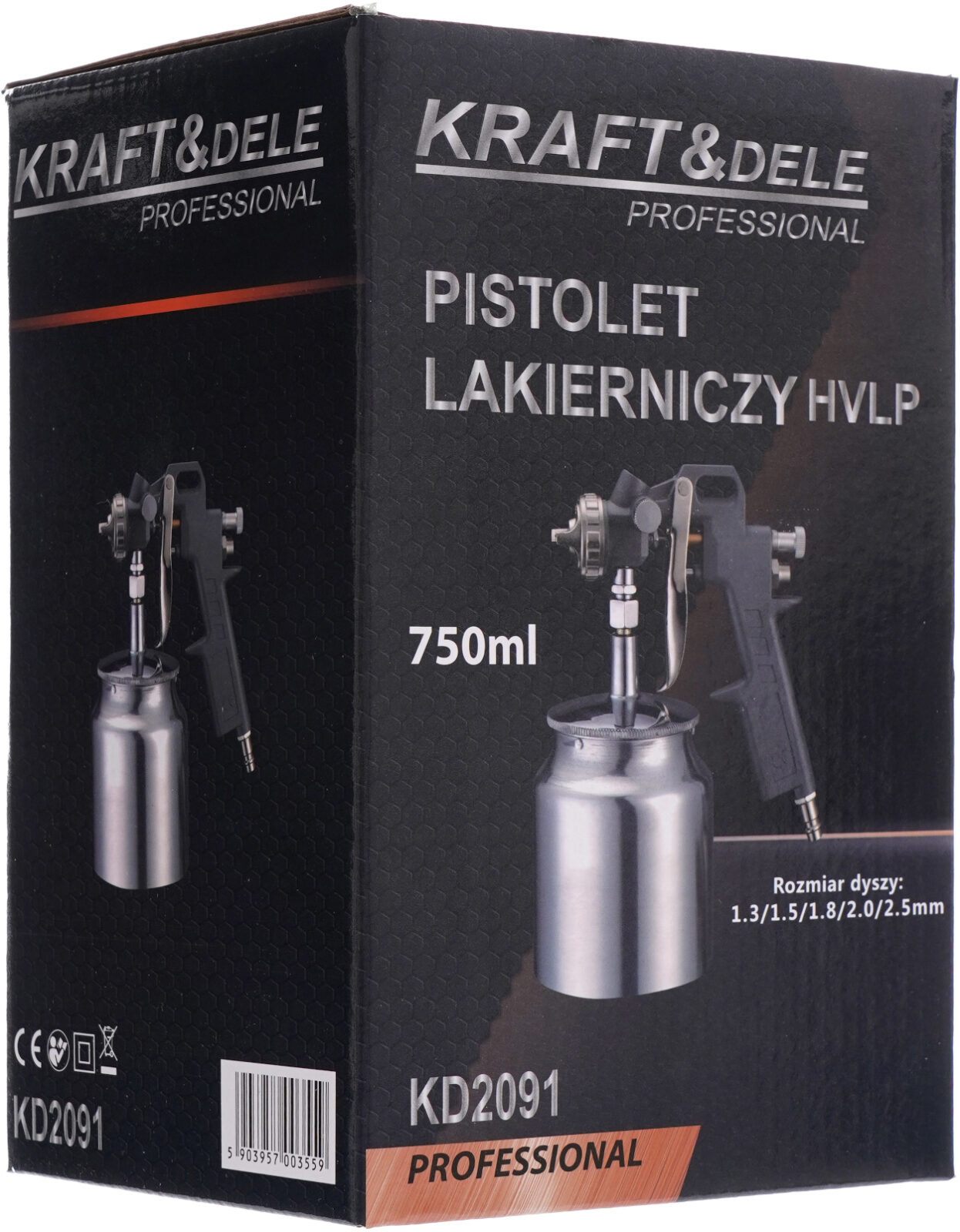 HVLP värvipüstol 750ml KD2091