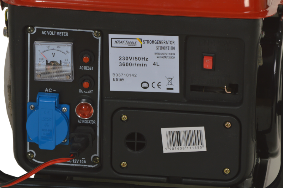 Generaator 1200 W 12/230 V KD109