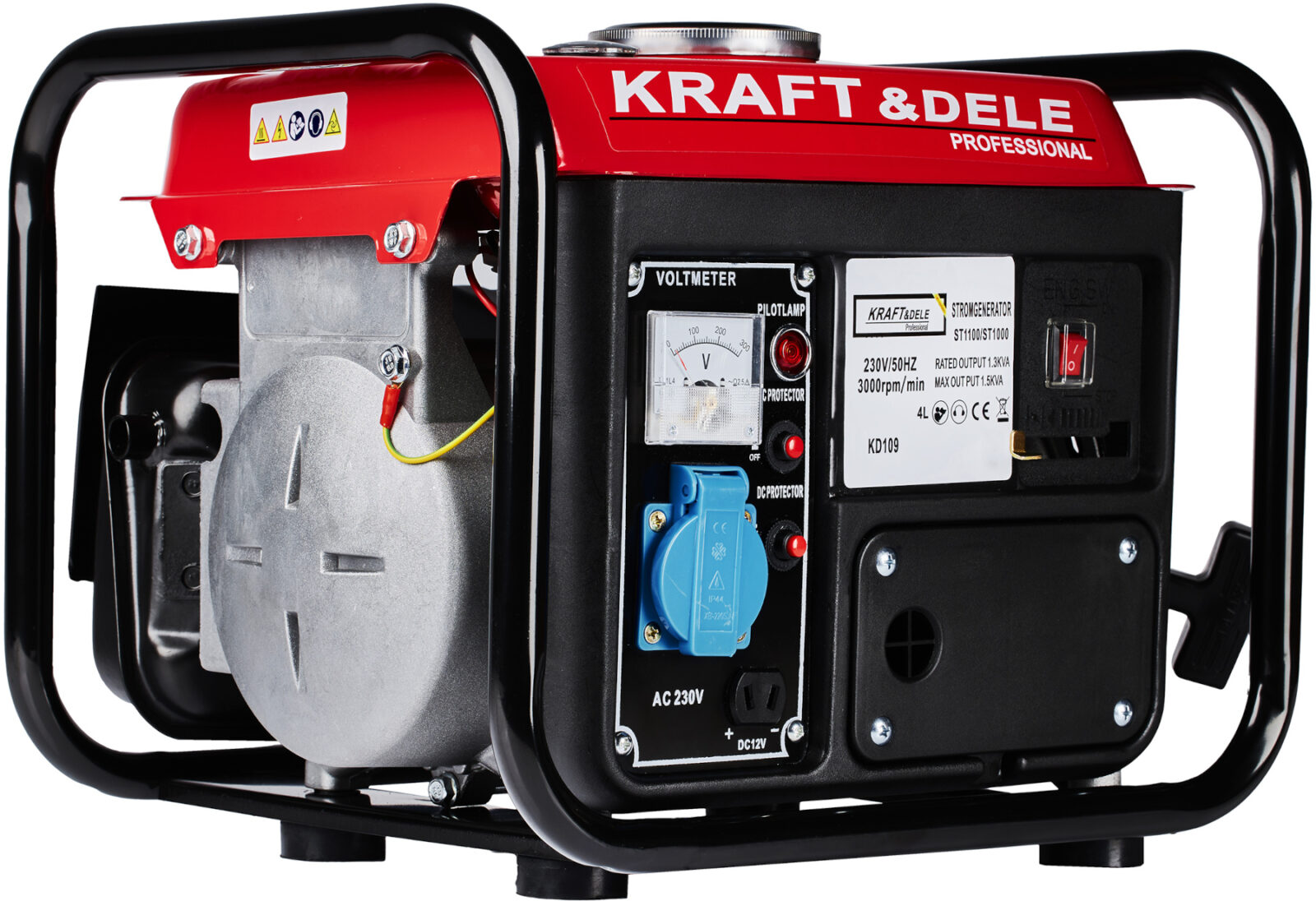 Generaator 1200 W 12/230 V KD109