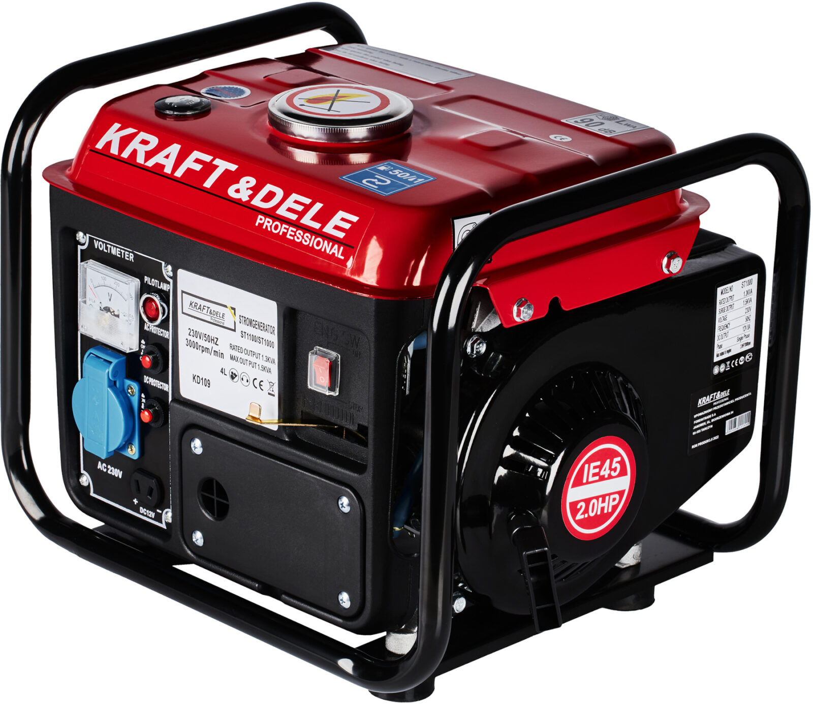 Generaator 1200 W 12/230 V KD109