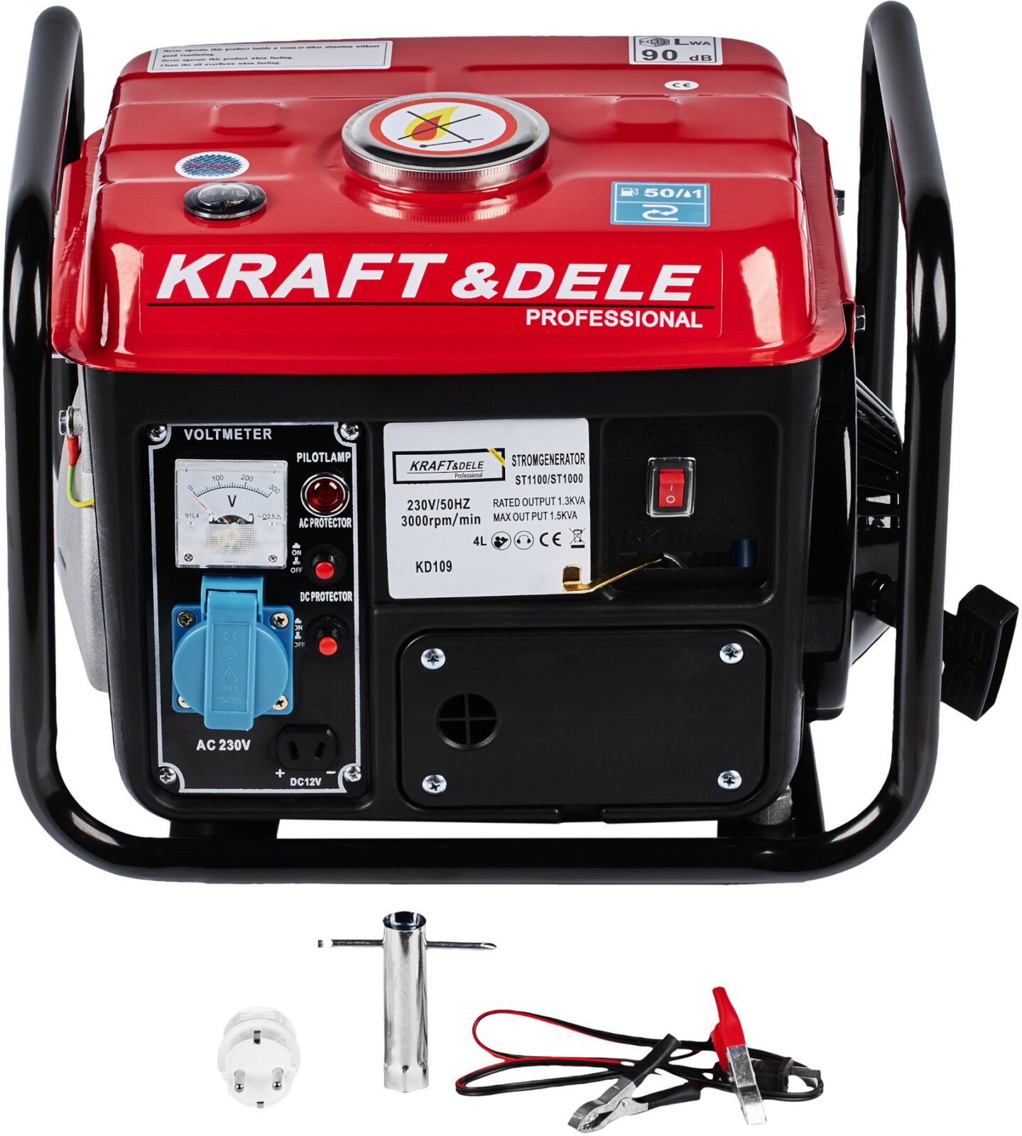Generaator 1200 W 12/230 V KD109