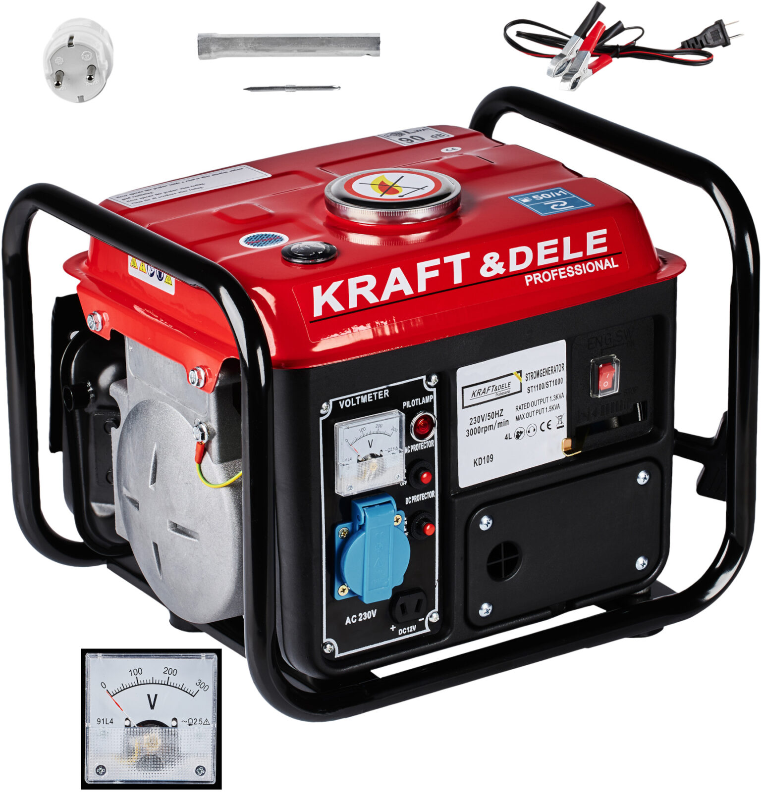 Generaator 1200 W 12/230 V KD109