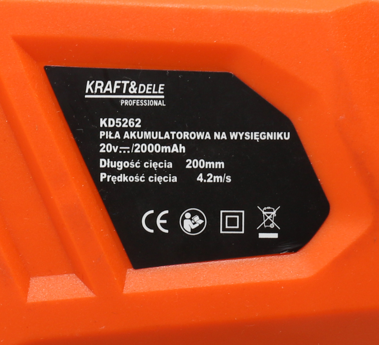 Akuga varrepikendusega oksasaag 18V 2000mAh KD5262