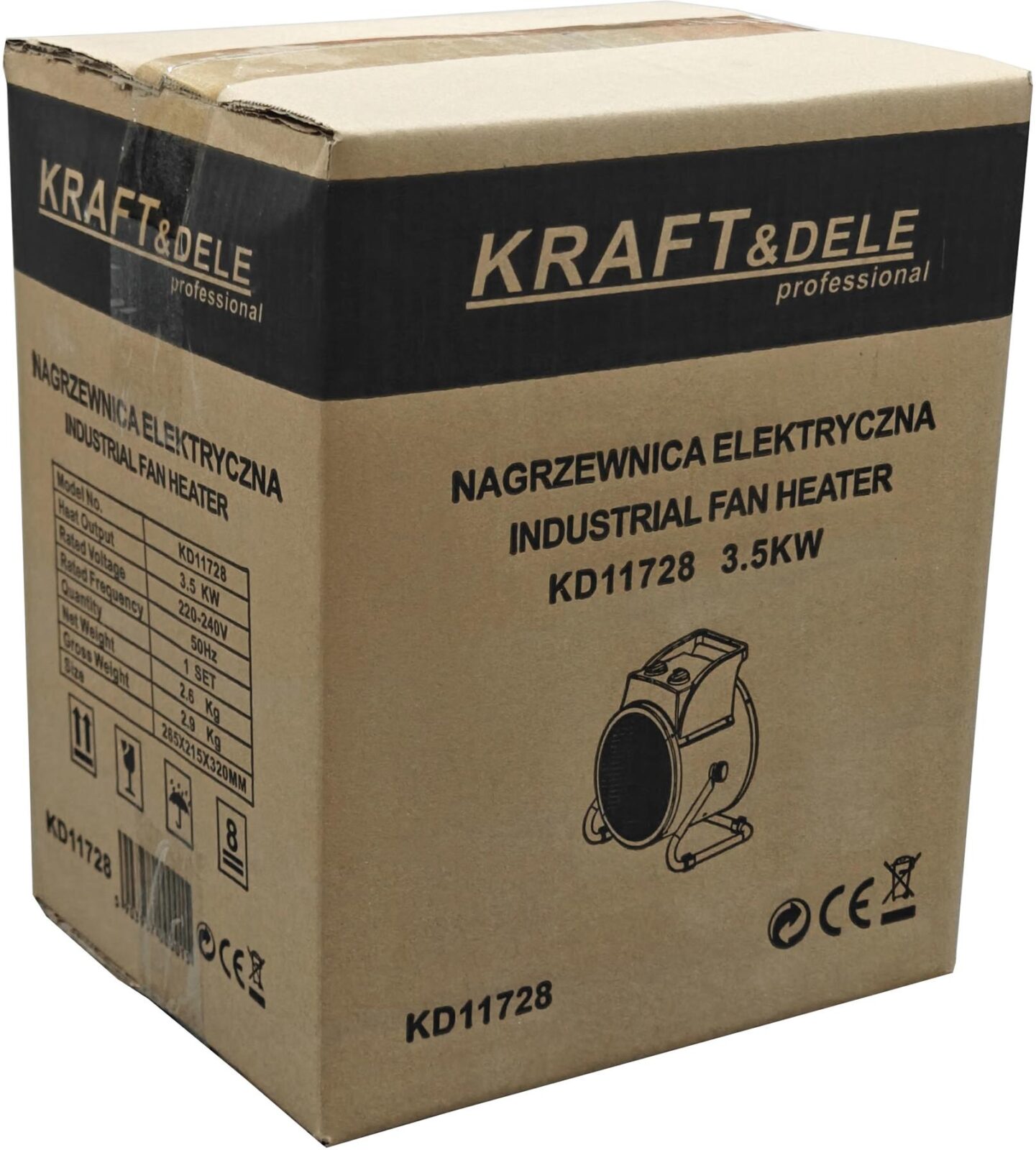 Elektriline kütteseade 3,5kW 230V KD11728