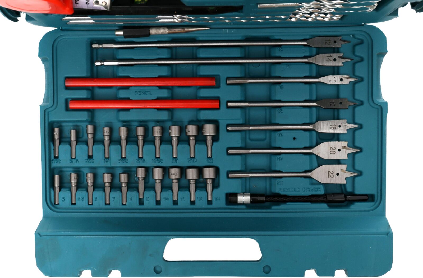 Puurid, otsikud, padrunid komplekt 217 el KD990