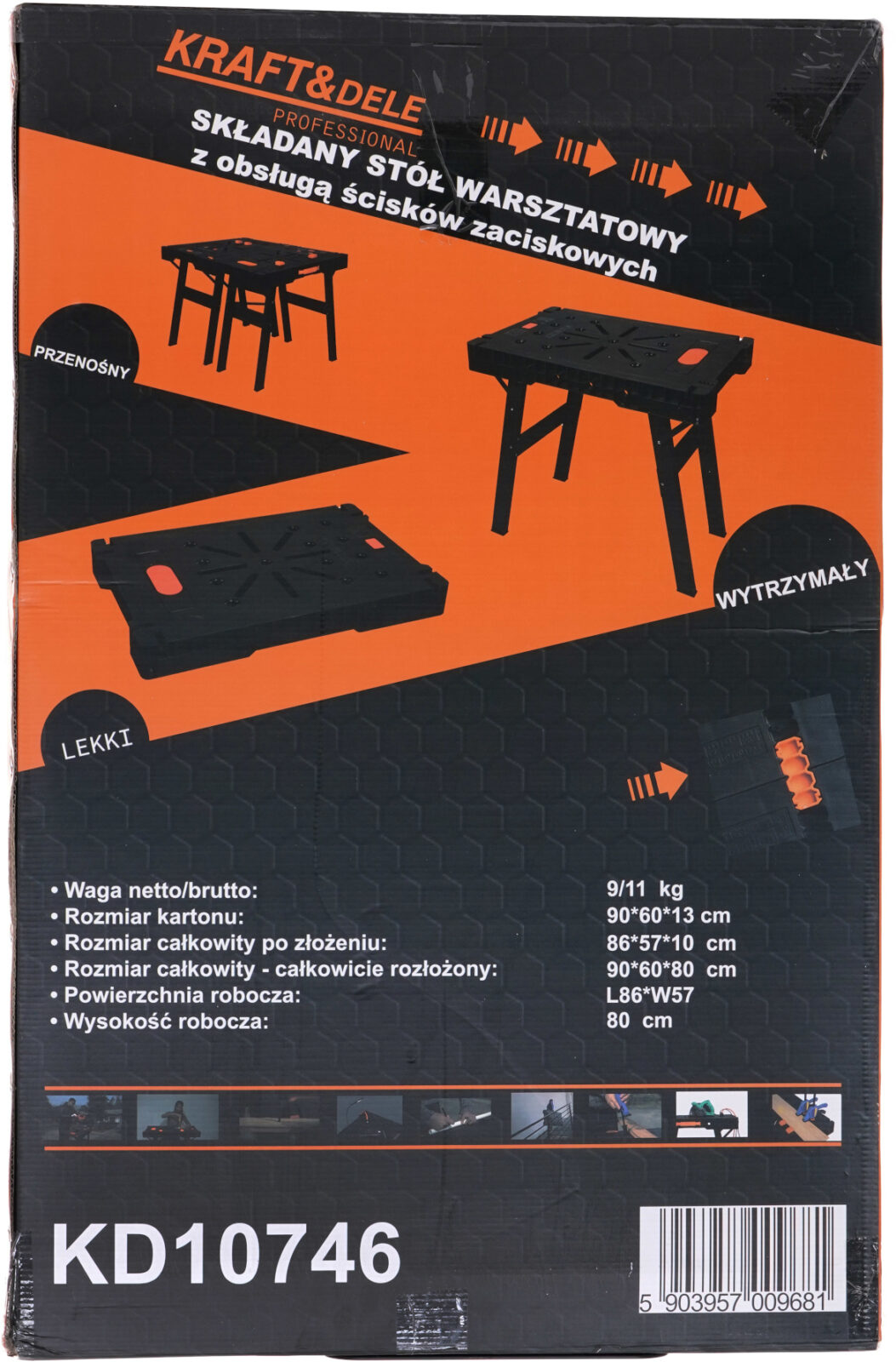 KOKKUPANDAV TÖÖLAUD+PISTIKUPESAD KD10746