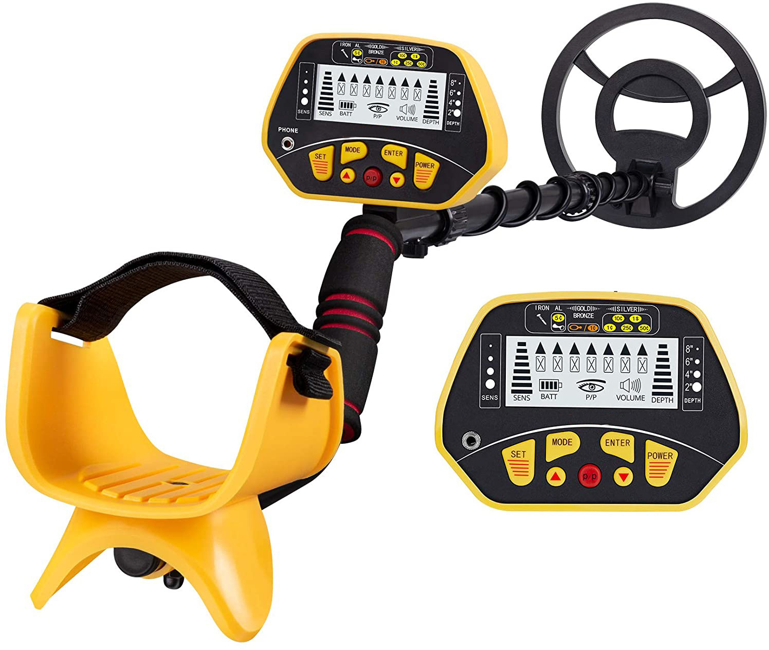 Metallidetektor 8″ KD10409