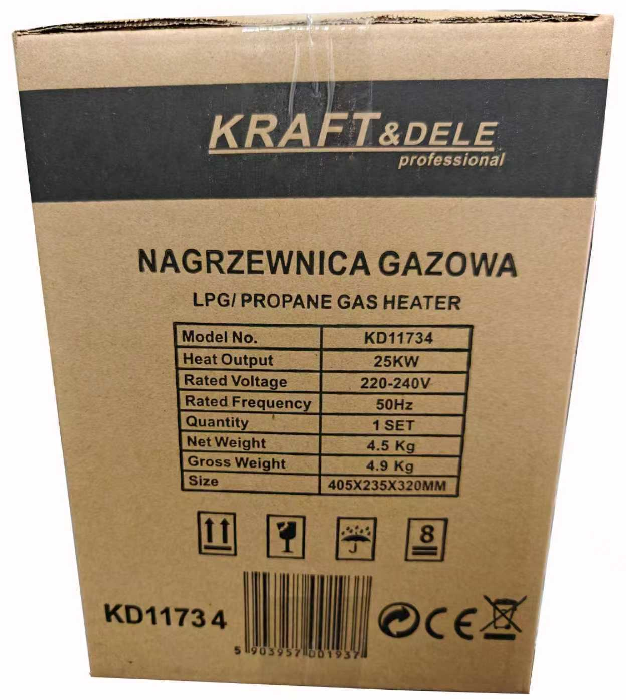 Gaaskütteseade 25kW + reduktor KD11734