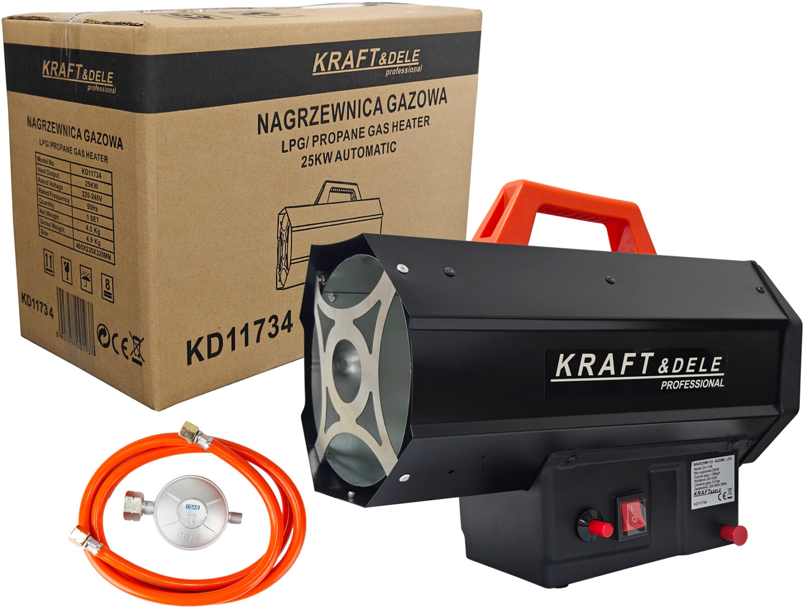 Gaaskütteseade 25kW + reduktor KD11734