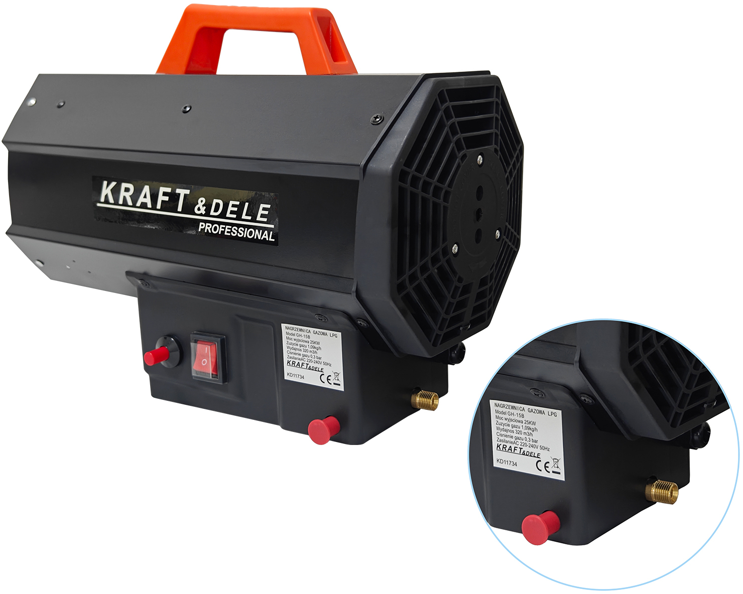 Gaaskütteseade 25kW + reduktor KD11734