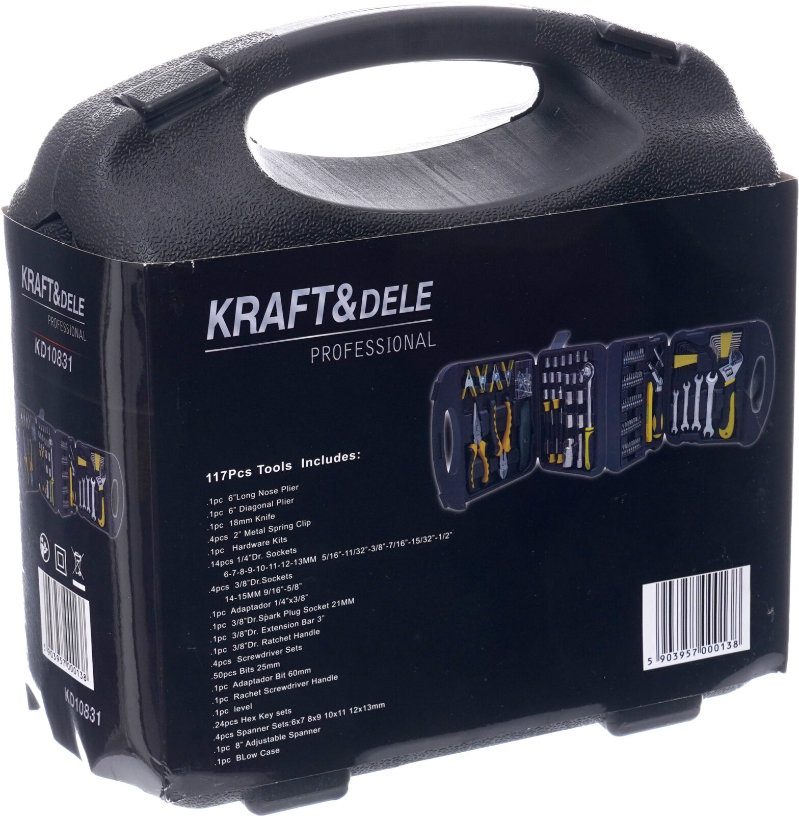 Tööriistakomplekt 117 el. kohvris KD10831