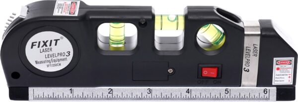 Lasernivoo mõõdulindiga 250cm KD10437