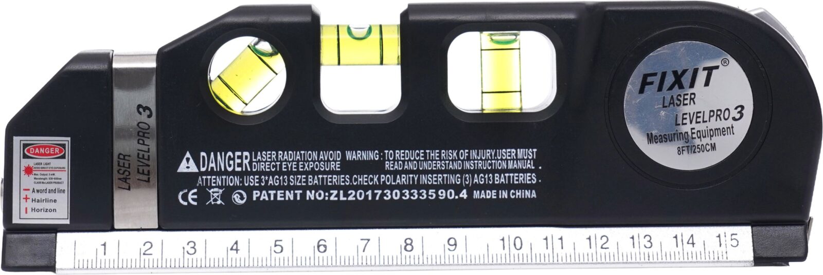 Lasernivoo mõõdulindiga 250cm KD10437