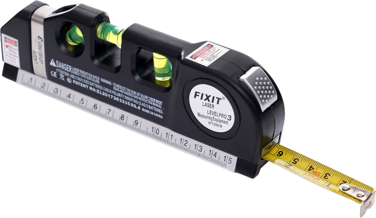 Lasernivoo mõõdulindiga 250cm KD10437