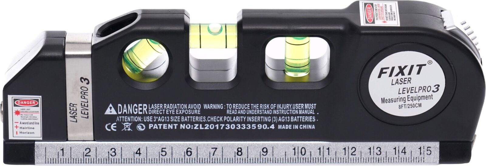 Lasernivoo mõõdulindiga 250cm KD10437