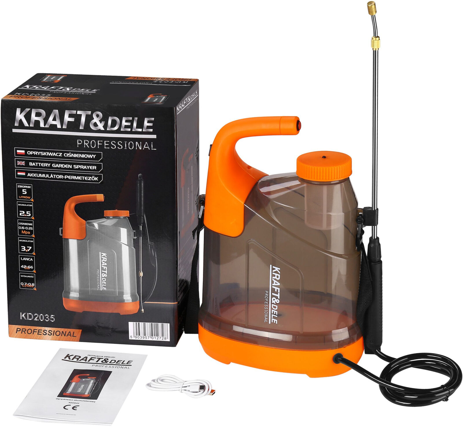 Aku-pritsimisseade 5 L KD2035