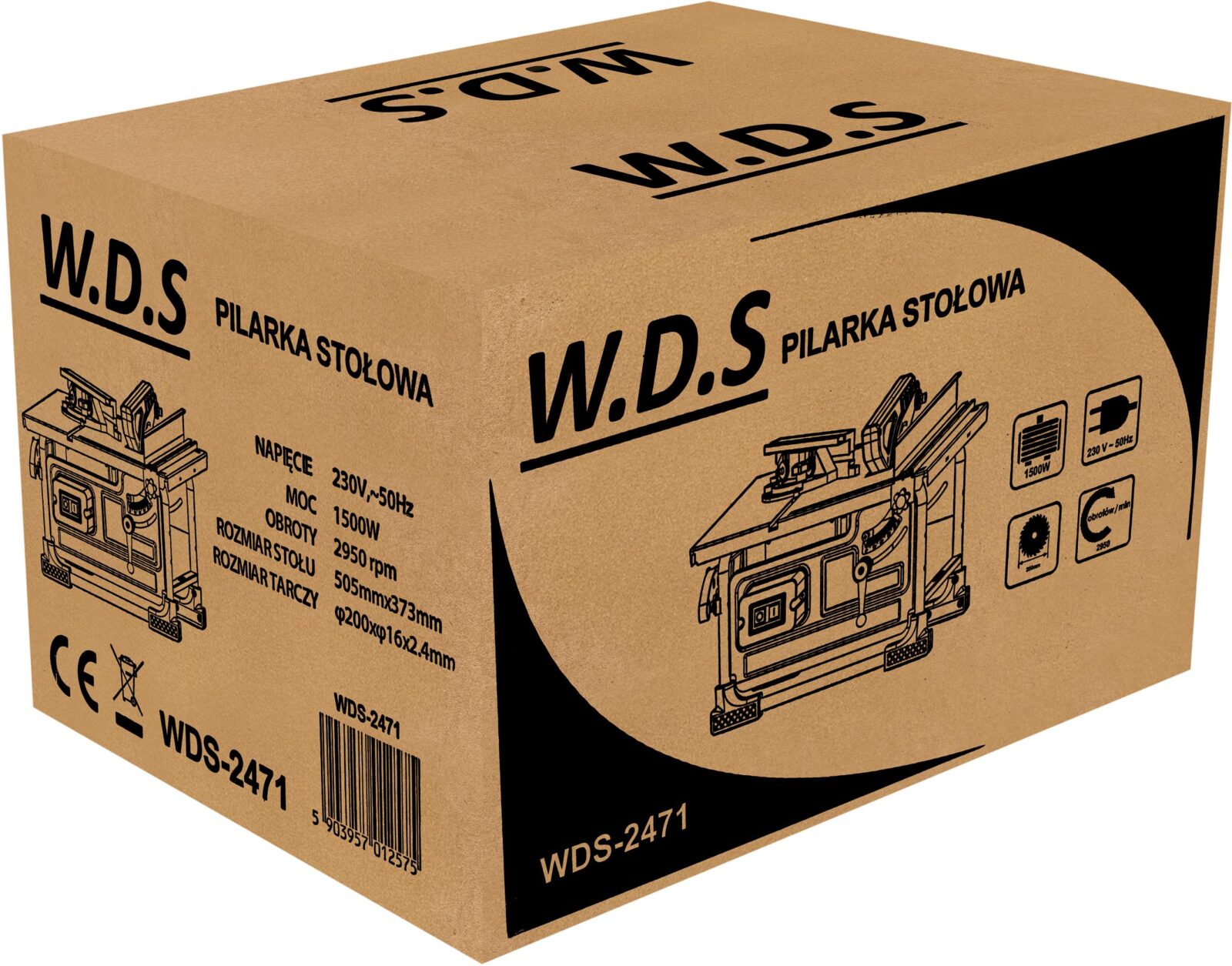 Lauasaag 1500W WDS2471