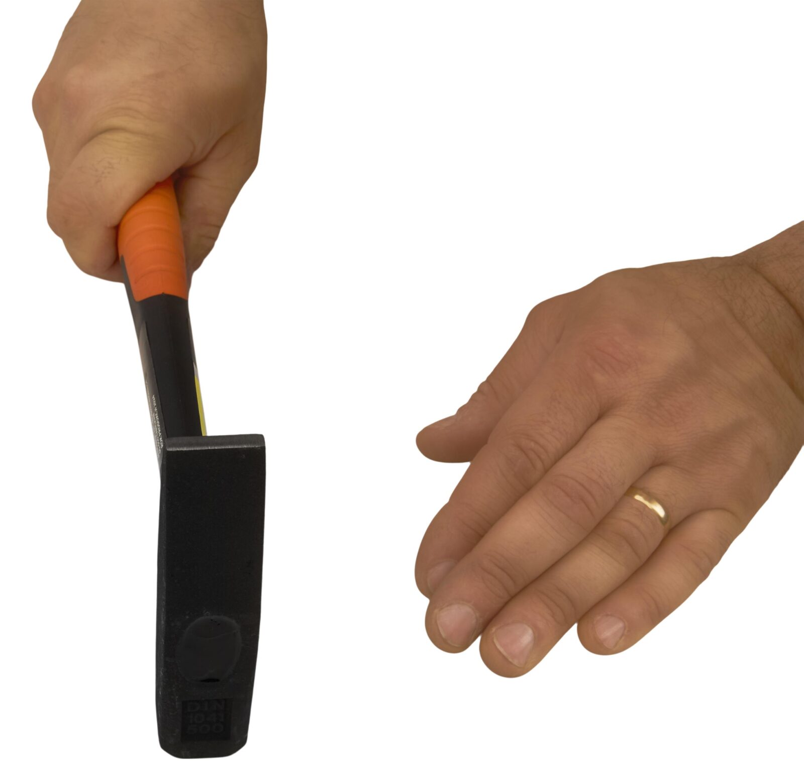 Lukksepp-haamer fiberglass 500g KD280
