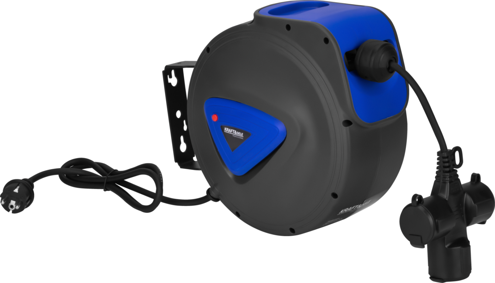 Automaatse kerimisega pikendusjuhe 3×1,5 mm 10 m KD4045