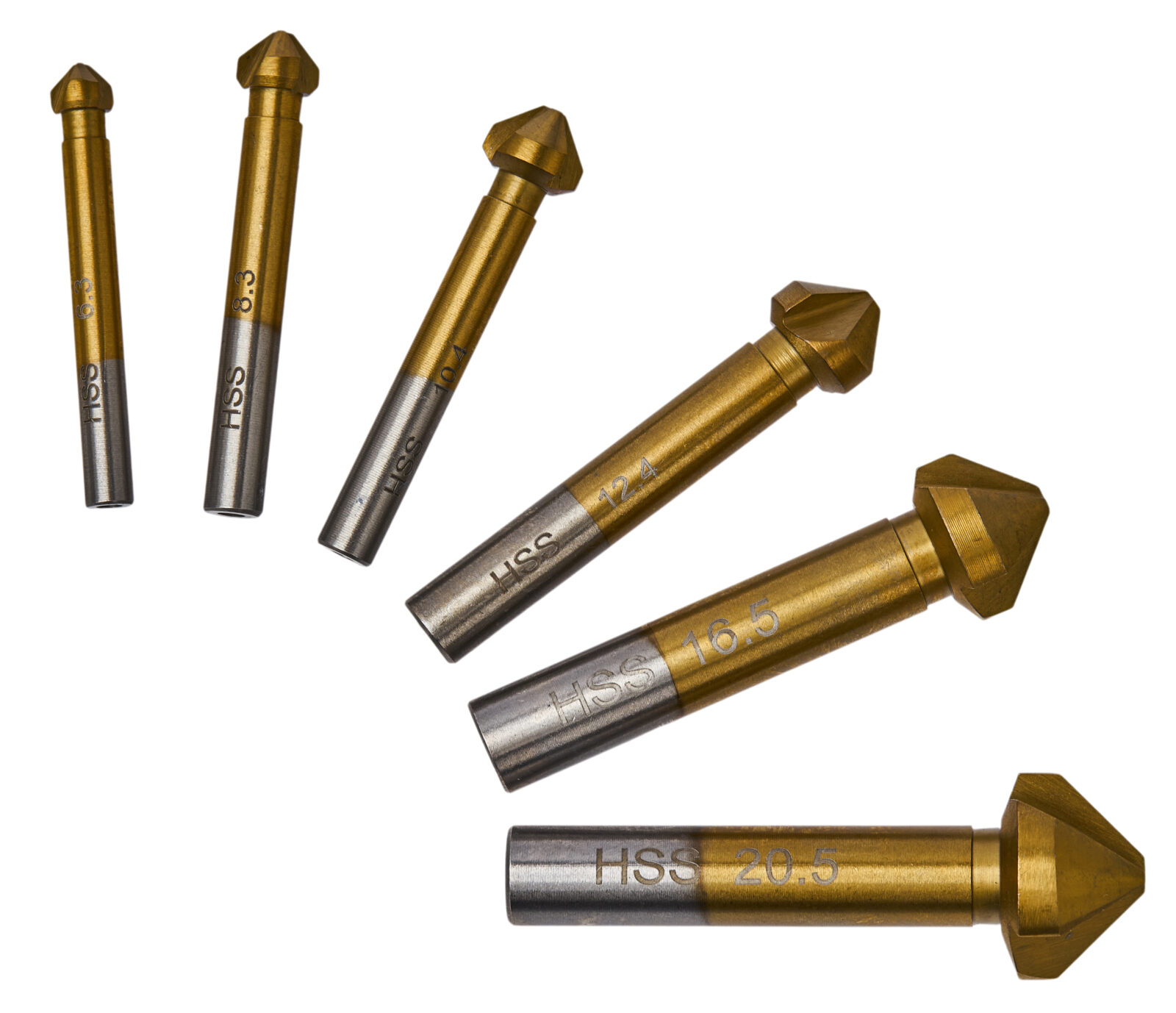 Koonusfreeside komplekt 6tk. puidu freesid KD983