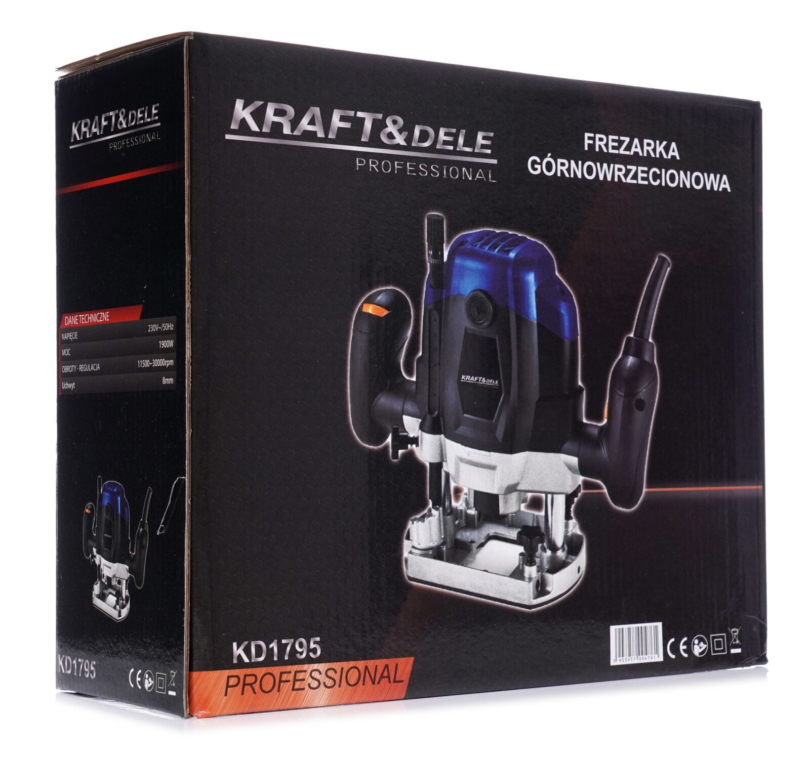Ülemise spindliga freespink 1900W KD1795