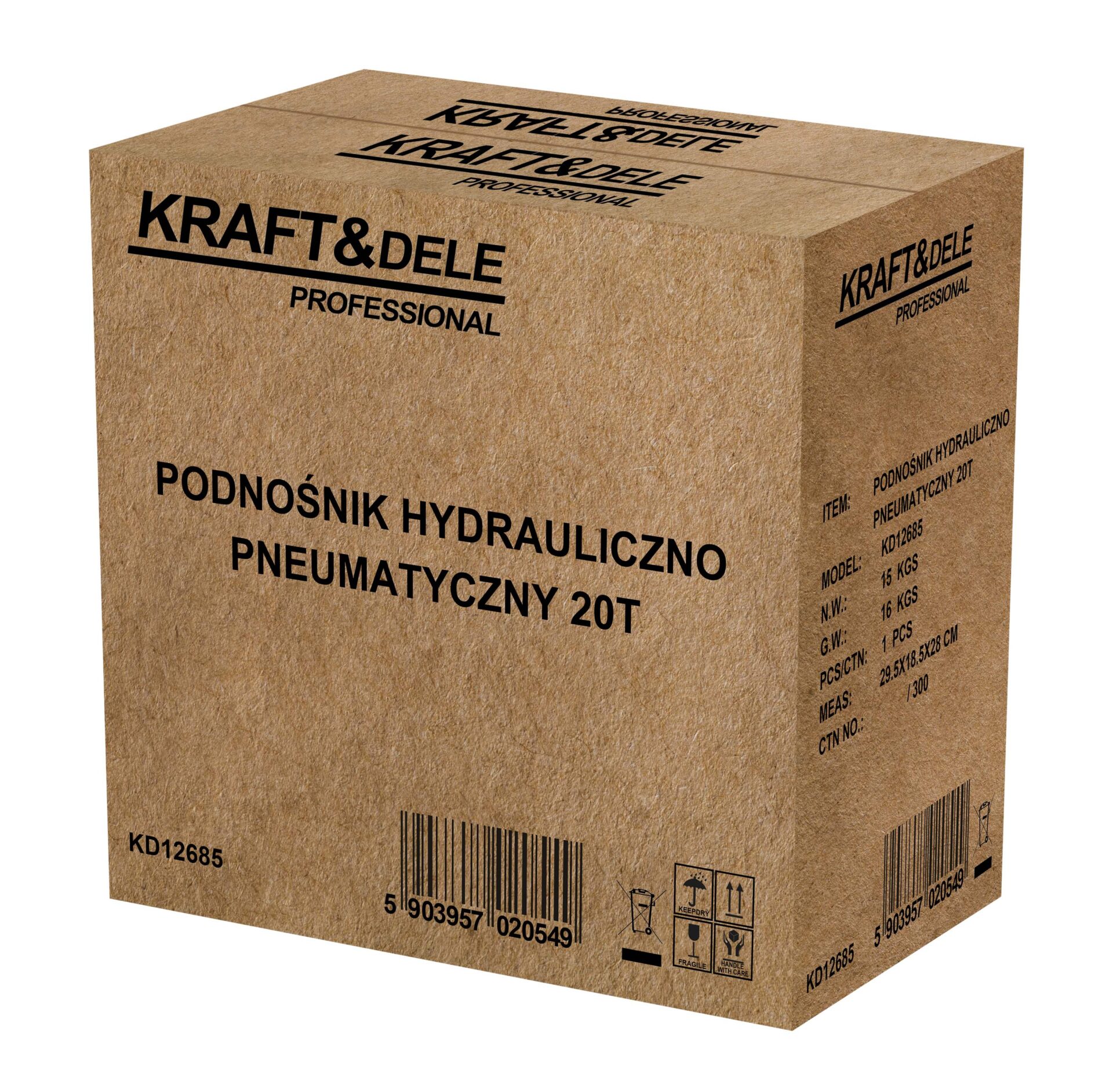 Hüdropneumaatiline tõstuk 20T KD12685
