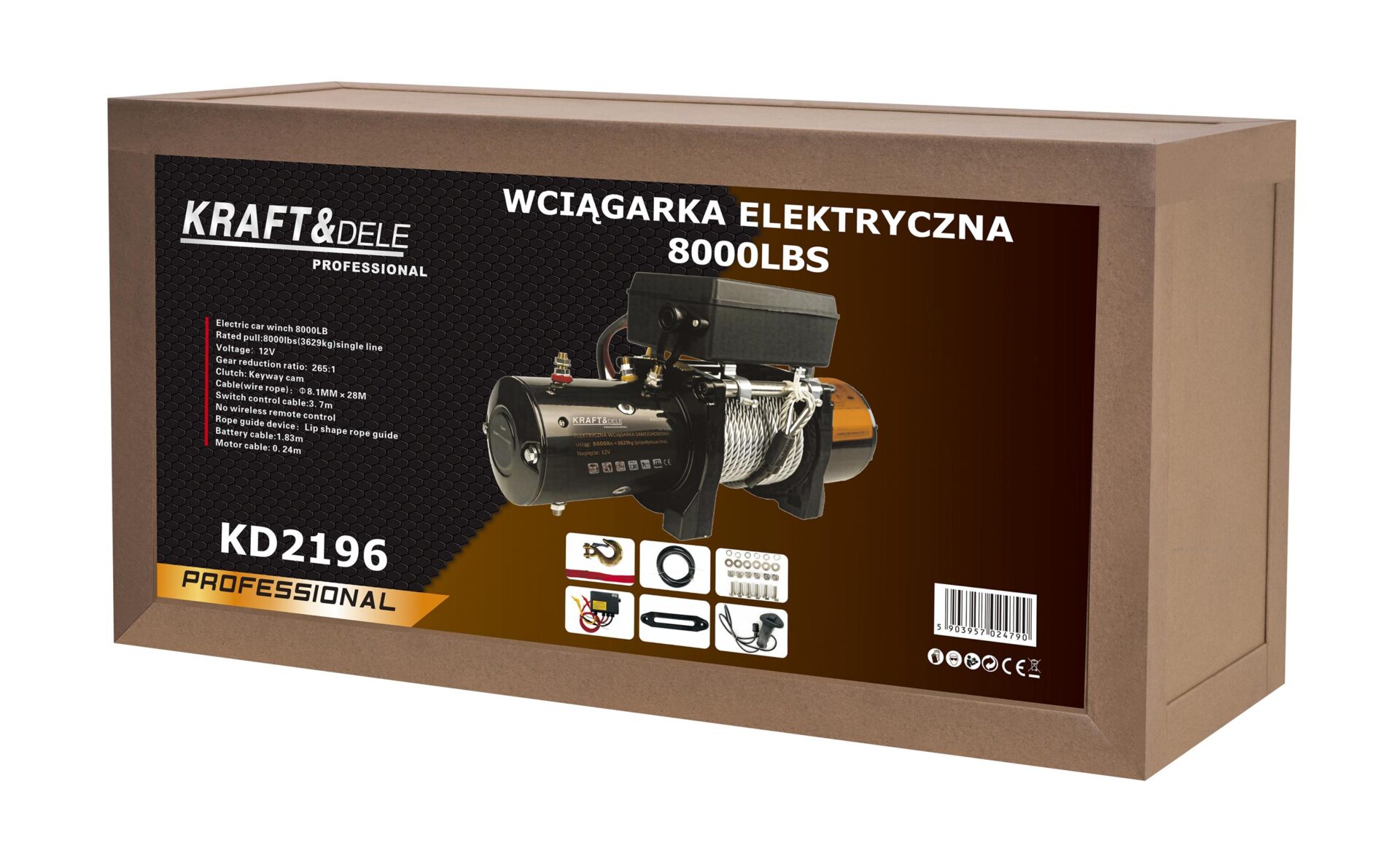Elektriline autovints 4500 W 3629 kg KD2196