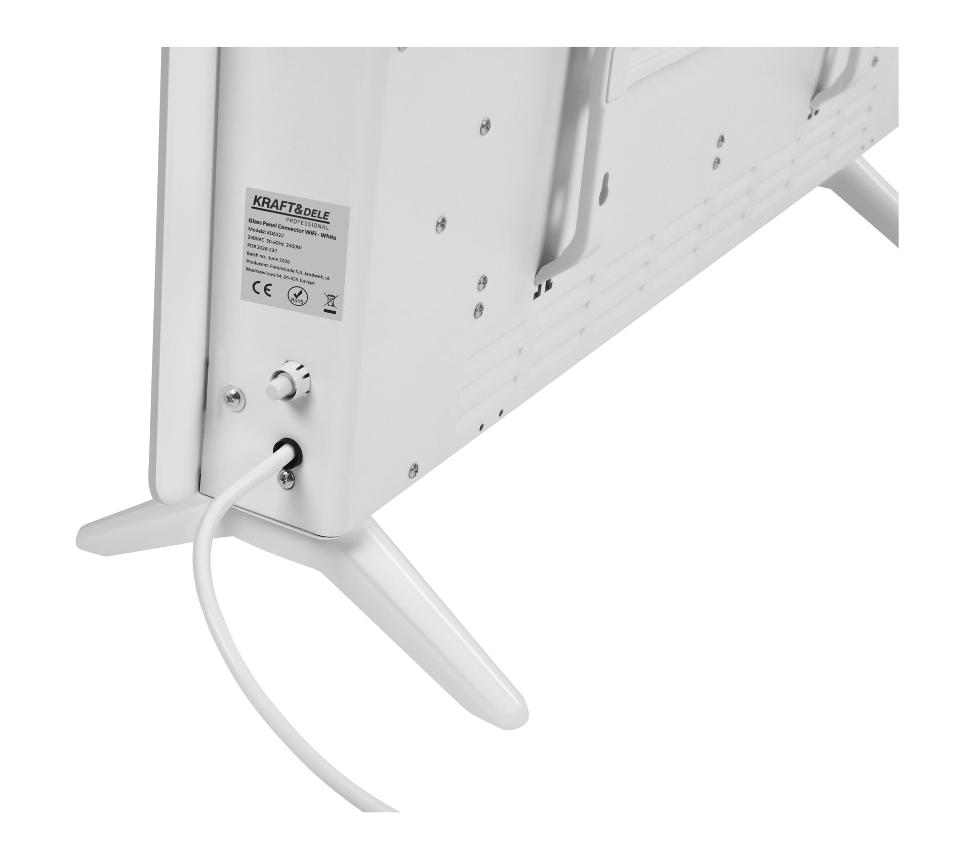 Konvektorküttekeha 2400W elektritoitega ja Wi-Fi-ga KD6522