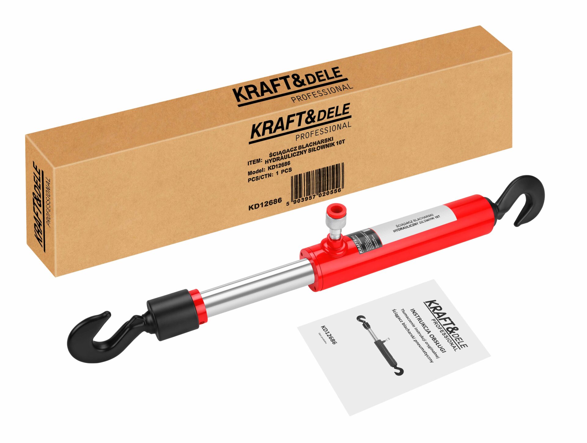Hüdrauliline keretööde tõmmits 10T KD12686